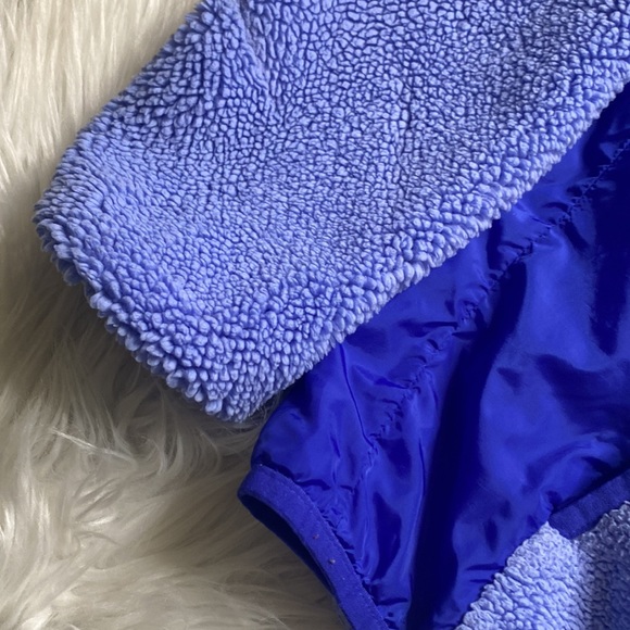 The North Face sz. 14/16 reversible fleece hooded jacket.l - Picture 2 of 12